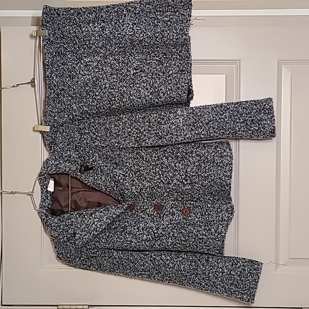 Vintage 90s Clueless Style 2 piece skirt suit set, Blazer and mini skirt